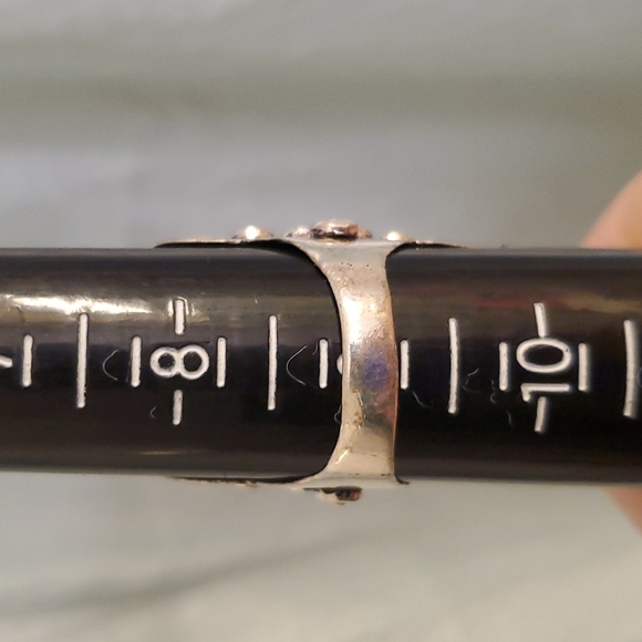 New Rainbow Moonstone & Mystic Topaz Silver Statement Ring. - Picture 11 of 11